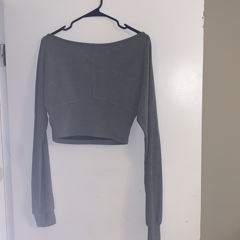 Buffbunny Grey crop top
